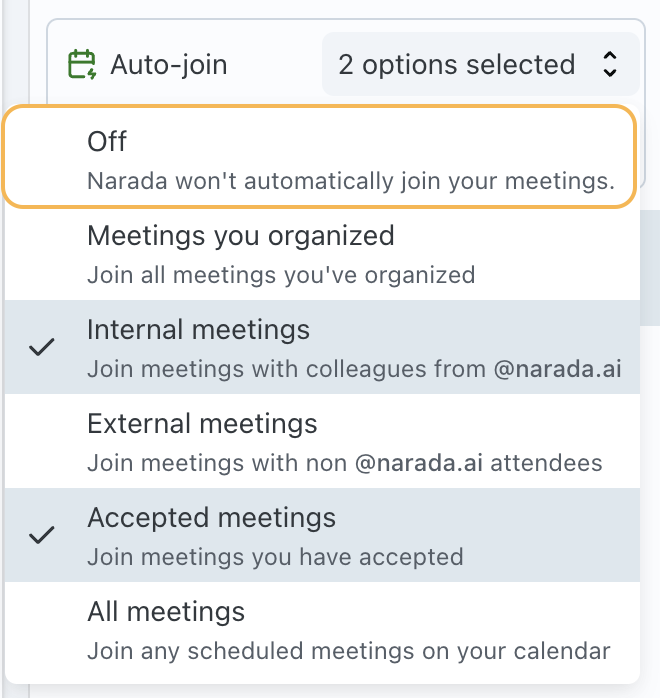 Auto-join options off