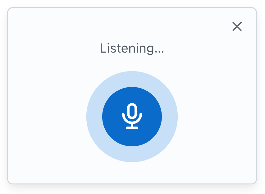 Microphone listening